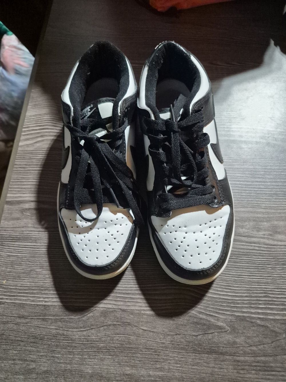 Nike Kids Black and White Low-Top Sneakers